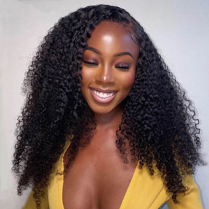 Kinky curly hair