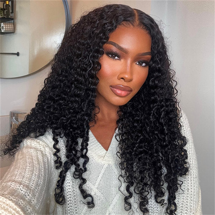 Msgem Burmese Curly 13x6 HD Lace Front Human Hair Wigs 250% Density Limited Sale