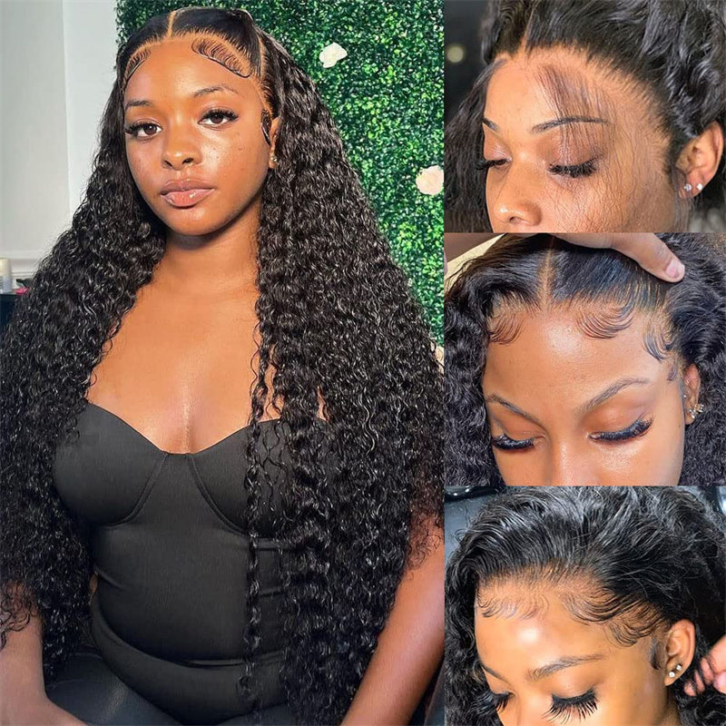 Msgem Wear Go Glueless Wig Curly Wave 5x5 HD Lace Closure Wig Pre-Cut