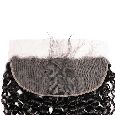 Fast Delivery Msgem 13x6 HD Transparent Lace Frontal Ear to Ear Water Wave Natural Black - Msgem Hair