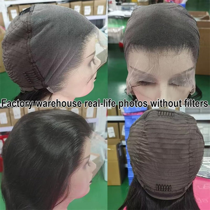 Fast Delivery Msgem 13x6 Lace Frontal Wig Human Hair for Black Women Breathable HD Transparent Lace Body Wave Wig