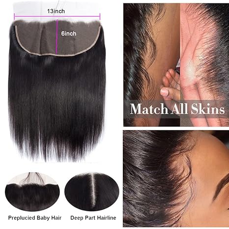 Fast Delivery Msgem 13x6 Swiss Lace Frontal Straight 100% Virgin Human Hair - Msgem Hair