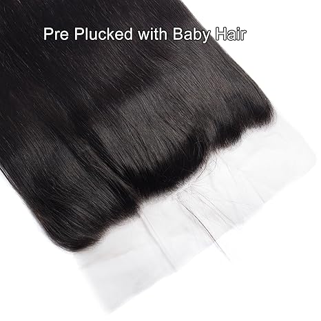 Fast Delivery Msgem 13x6 Swiss Lace Frontal Straight 100% Virgin Human Hair - Msgem Hair