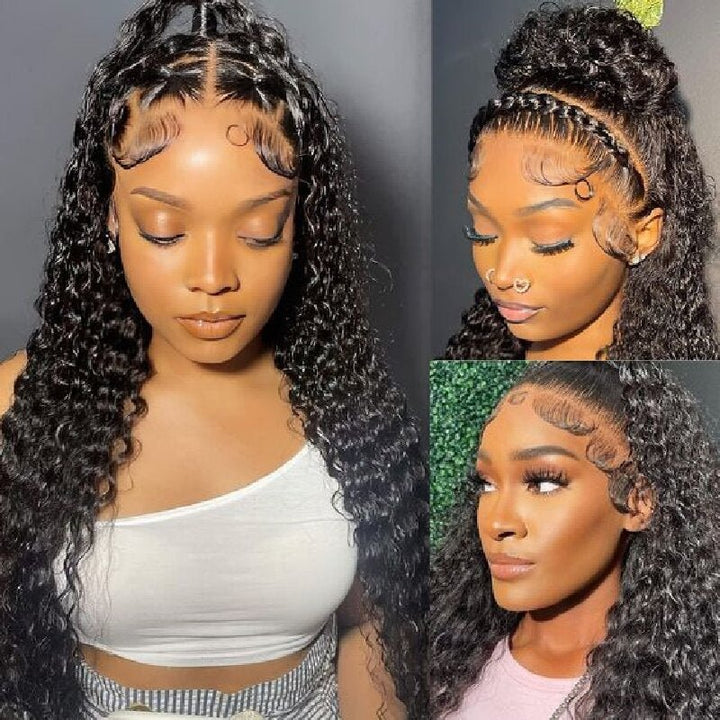 Fast Delivery Real HD Lace Msgem 13x6 Lace Frontal Wig Water Wave Natural Hairline Virgin Human Hair Wigs - Msgem Hair
