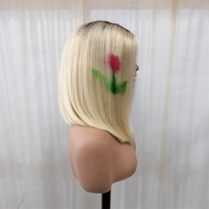 Flash Sale | Msgem Colorful Lace Front Wig 100% Human Hair Wigs 180% Density - Msgem Hair