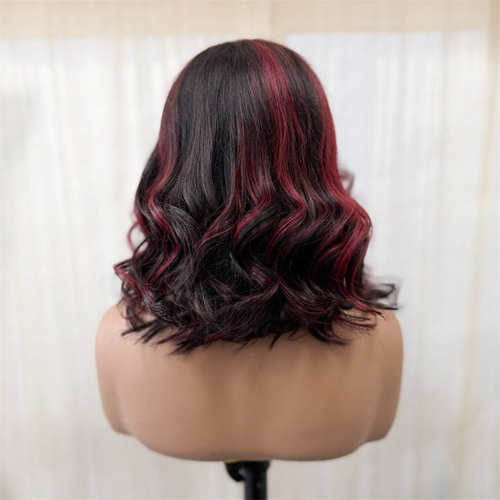 Flash Sale | Msgem Colorful Lace Front Wig 100% Human Hair Wigs 180% Density - Msgem Hair