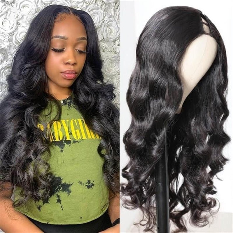 Flash Sale | Msgem U Part Wigs 100% Human Hair Wig Beginner Friendly No Glue - Msgem Hair