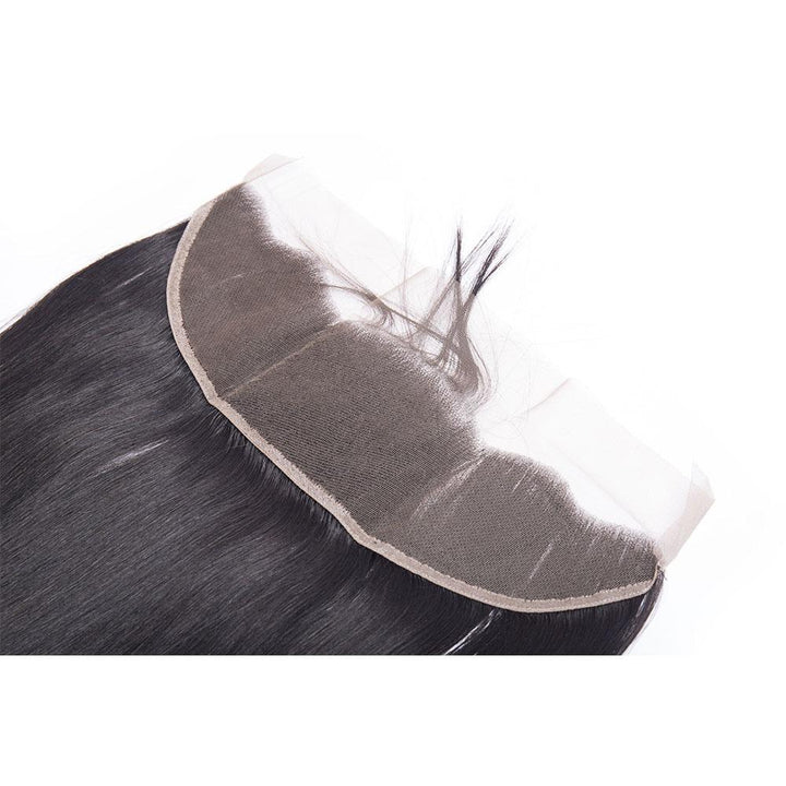 Indian 100% Virgin Human Hair 4pcs/pack Straight Hair Bundles With 13*4 Lace Frontal - Msgem Hair