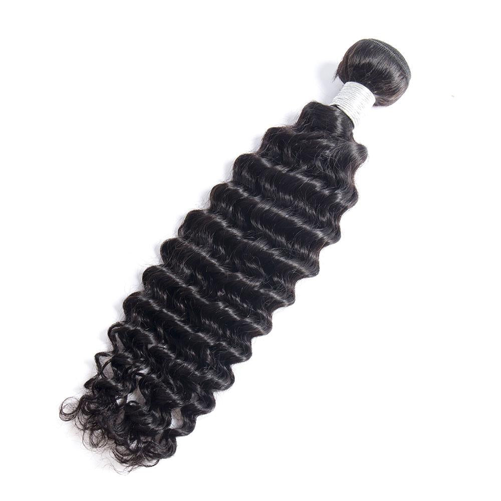 Indian Deep Hair 1 bundle 100% Human Virgin Hair - Msgem Hair