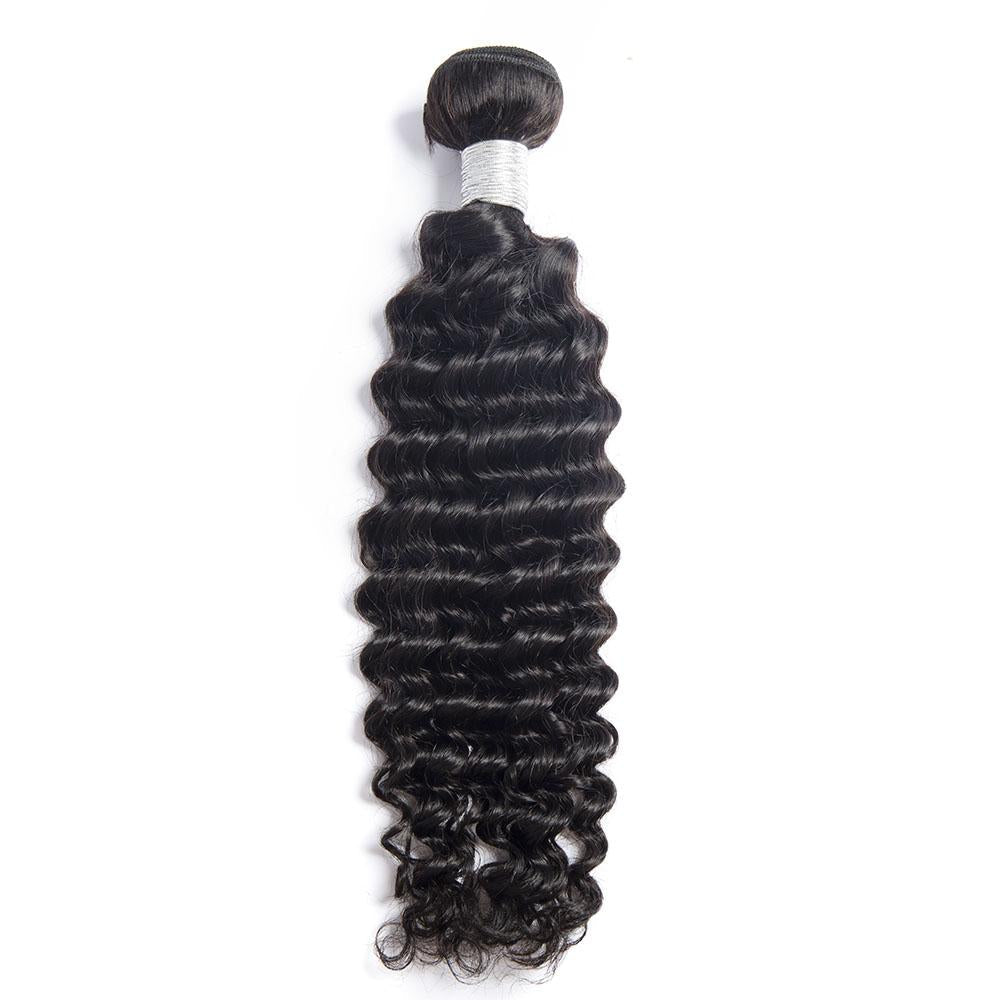 Indian Deep Hair 1 bundle 100% Human Virgin Hair - Msgem Hair