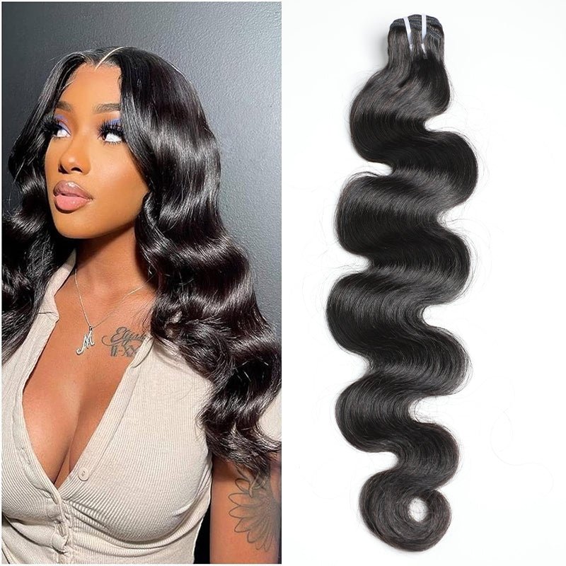 Indian Hair Body Wave Human Virgin Hair Weft 1Bundle/Pack - Msgem Hair