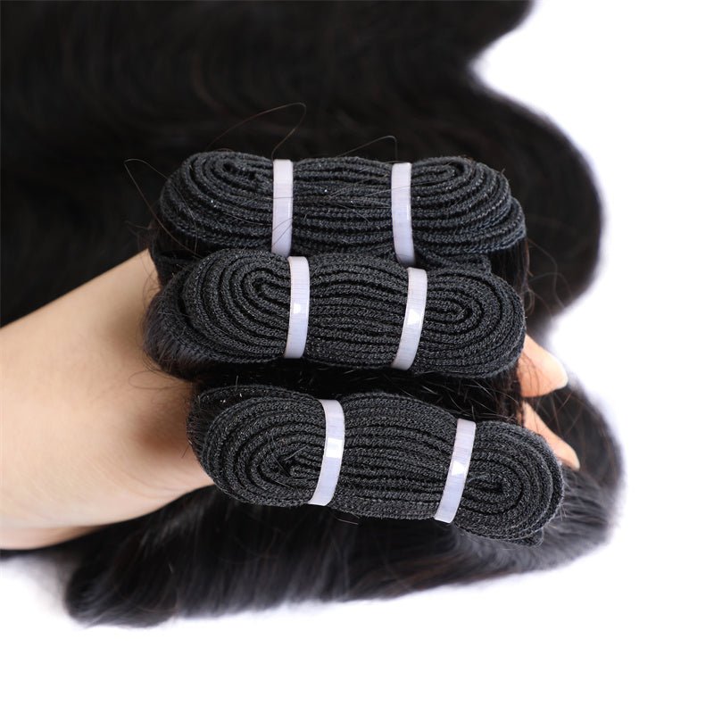 Indian Hair Extensions Body Wave Human Hair 3 Bundles - Msgem Hair