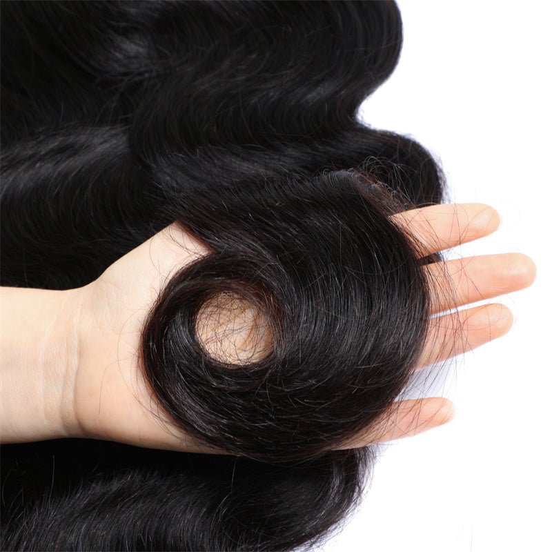 Indian Hair Extensions Body Wave Human Hair 3 Bundles - Msgem Hair