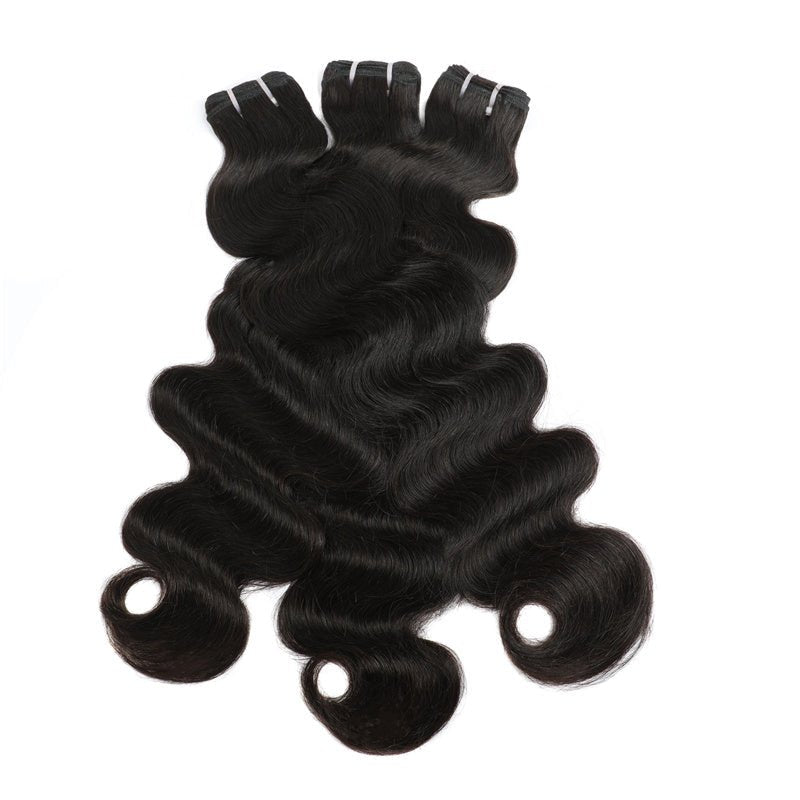 Indian Hair Extensions Body Wave Human Hair 3 Bundles - Msgem Hair