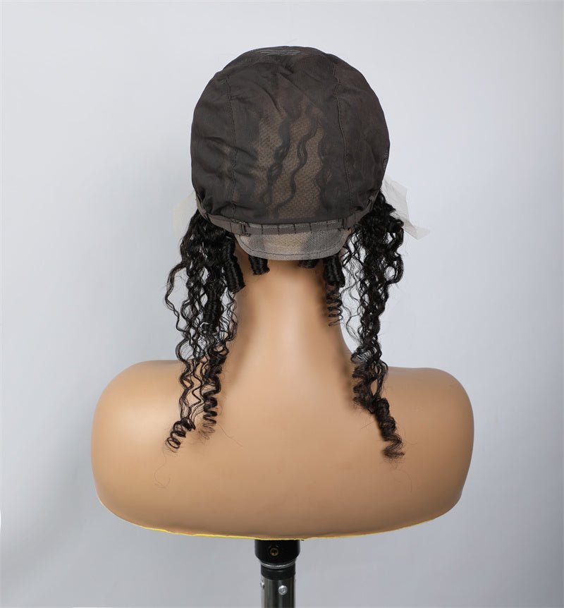Msgem 13x4 Lace Front Wig Cap Burmese Curly Human Hair - Msgem Hair