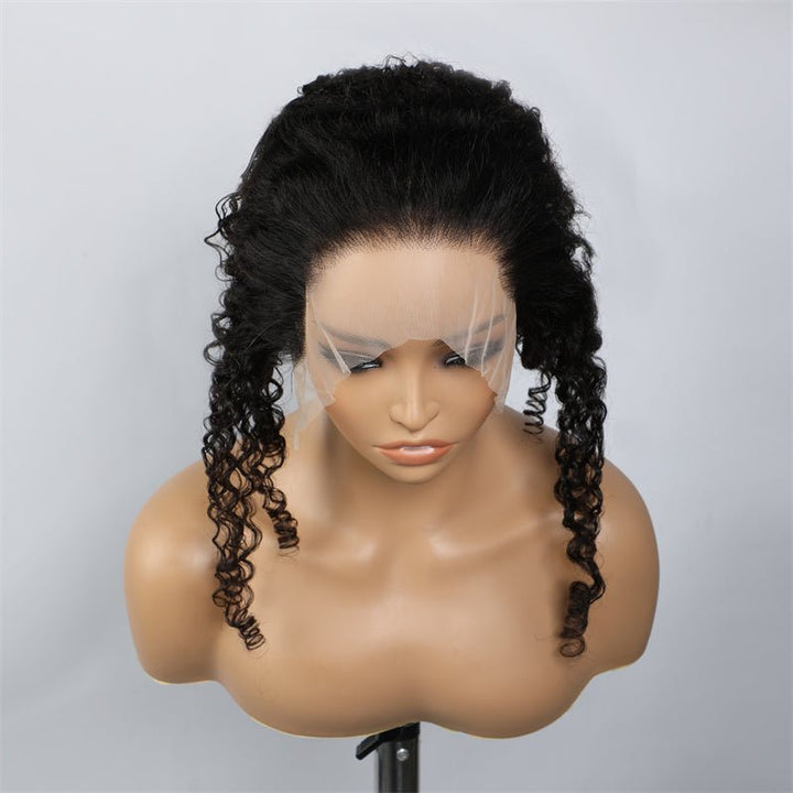 Msgem 13x4 Lace Front Wig Cap Burmese Curly Human Hair - Msgem Hair