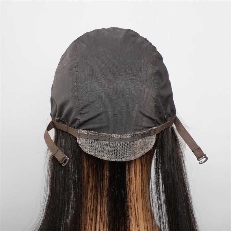 Msgem 13x4 Lace Front Wig Cap Straight Human Hair - Msgem Hair