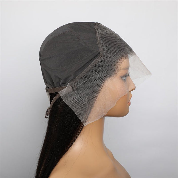 Msgem 13x4 Lace Front Wig Cap Straight Human Hair - Msgem Hair