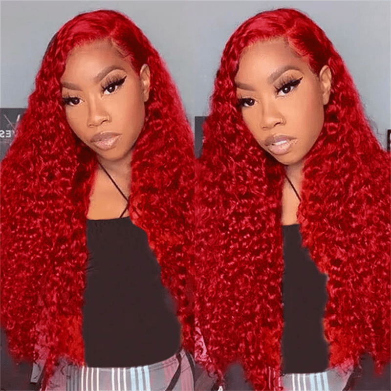 Msgem 13x4 Lace Front Wigs Body Wave Curly Human Hair Colored Wigs Limited Deals - Msgem Hair