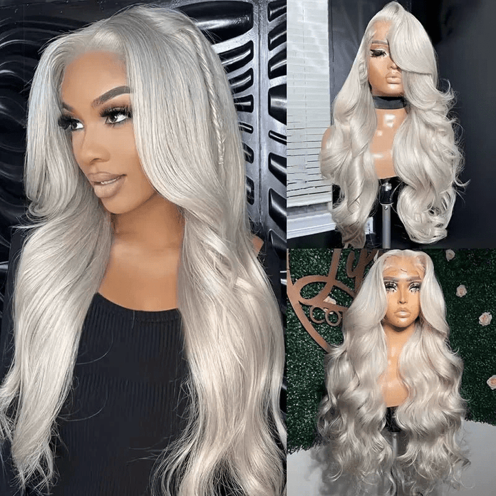 Msgem 13x4 Lace Front Wigs Body Wave Curly Human Hair Colored Wigs Limited Deals - Msgem Hair