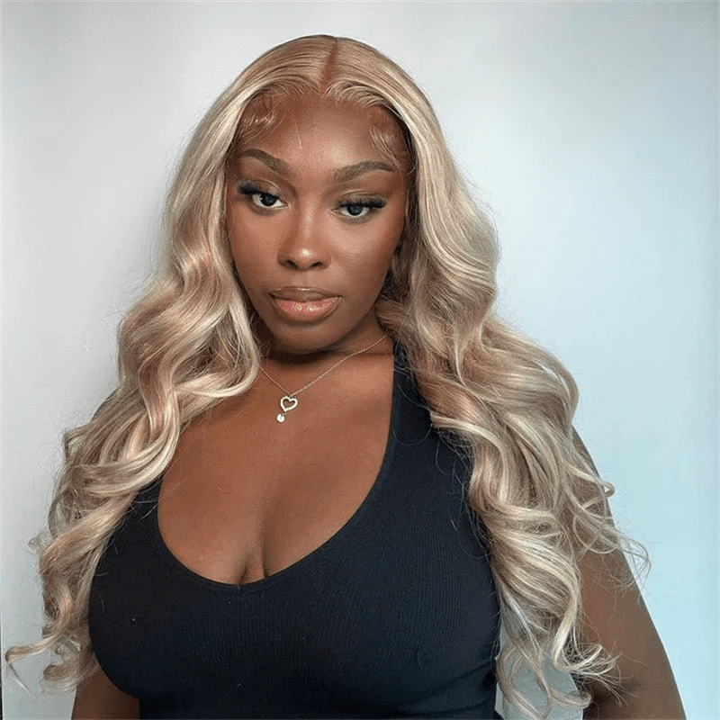 Msgem 13x4 Lace Front Wigs Body Wave Curly Human Hair Colored Wigs Limited Deals - Msgem Hair