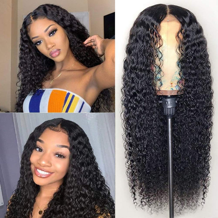Msgem 13x4 Lace front Wigs Human Hair Water Wave 180% Hair Density Brazilian Human Remy Hair - Msgem Hair
