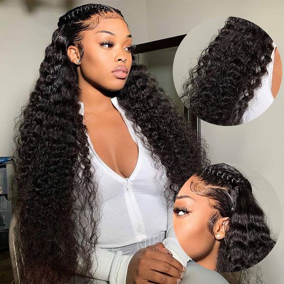 Msgem 13x4 Lace Frontal Wig Human Hair Natural Hairline Curly Wave Human Hair Wigs - Msgem Hair