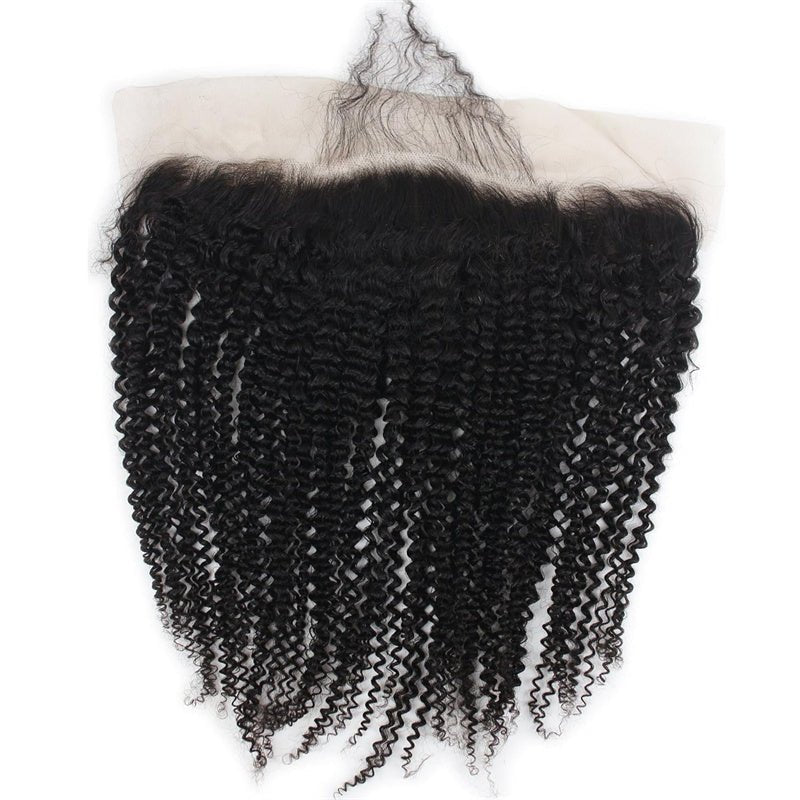 Msgem 13x6 HD Lace Frontal Kinky Curly Ear to Ear Lace Frontal Closure Natural Hairline - Msgem Hair