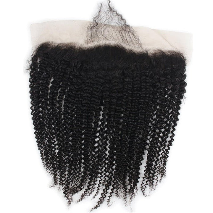 Msgem 13x6 HD Lace Frontal Kinky Curly Ear to Ear Lace Frontal Closure Natural Hairline - Msgem Hair