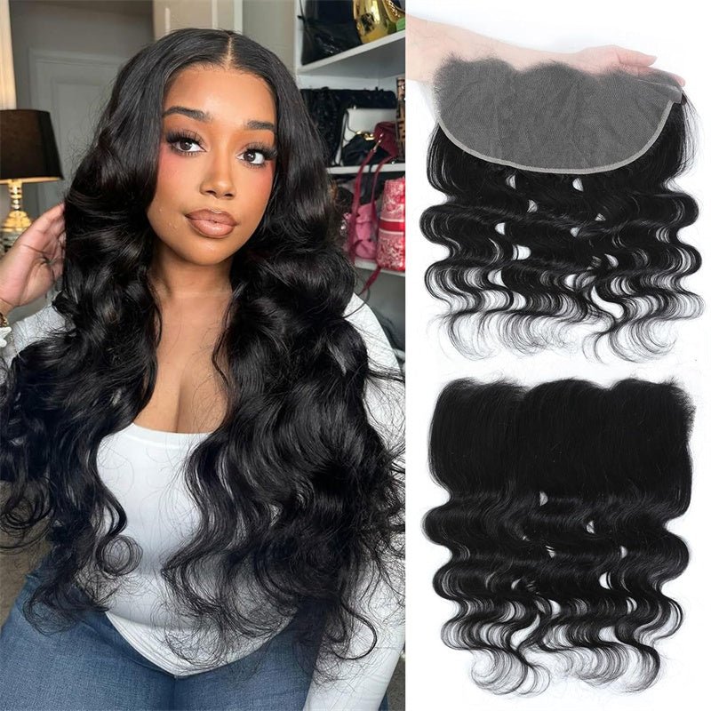 Msgem 13x6 Lace Frontal Body Wave HD Transparent Frontal Ear to Ear with Baby Hair - Msgem Hair