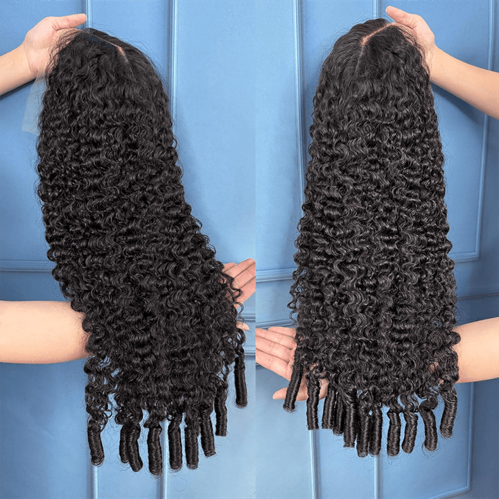 Msgem 16A Burmese Curly 13x6 HD Lace Full Frontal Human Hair Wigs 250% Density Limited Sale - Msgem Hair