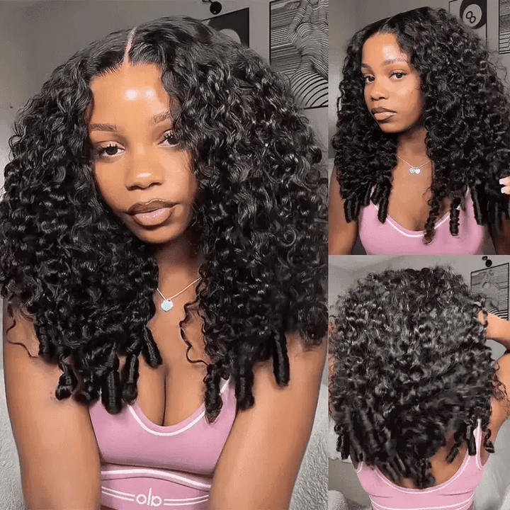 Msgem 16A Burmese Curly 13x6 HD Lace Full Frontal Human Hair Wigs 250% Density Limited Sale - Msgem Hair