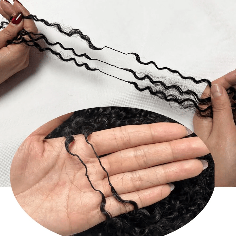 Msgem 16A Burmese Curly Crochet Human Hair Extension Limited Sale - Msgem Hair