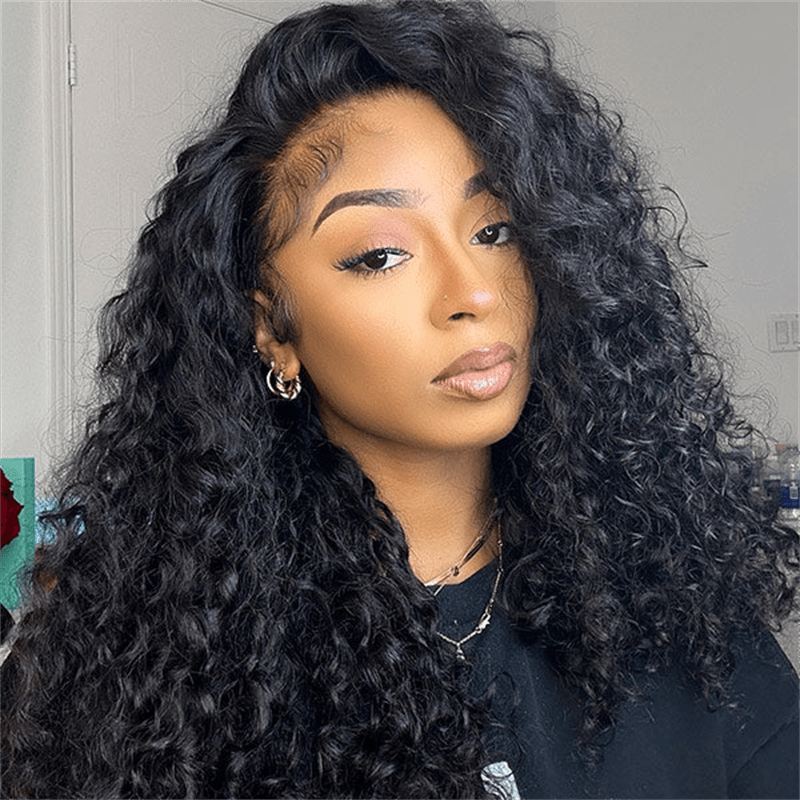 Msgem 3 In 1 Half Wig Water Wave Flexible Fit Half Wig With Drawstring Beginner Friendly - Msgem Hair