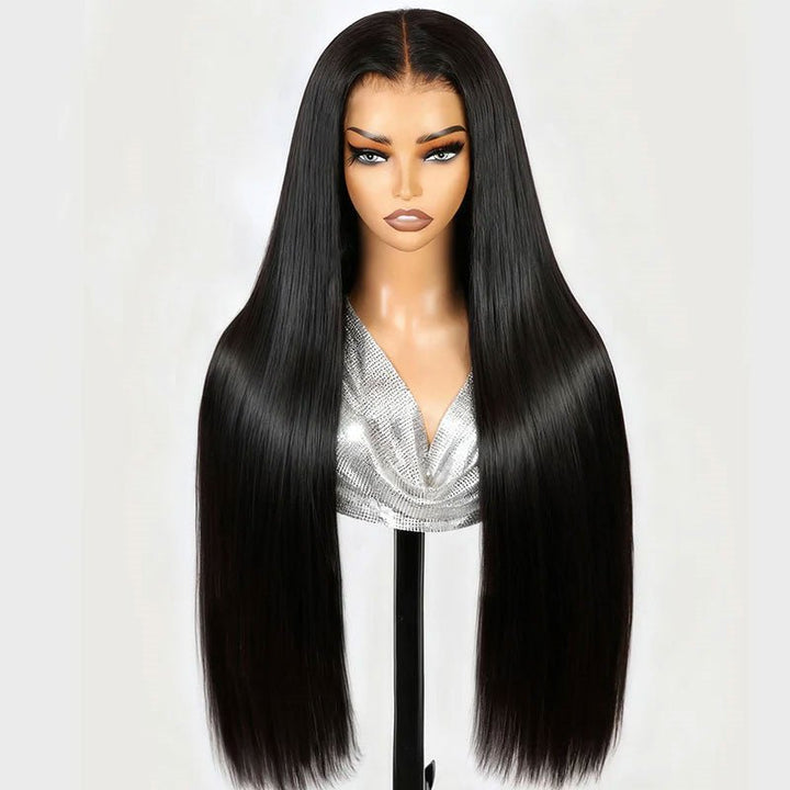 Msgem 300% Density Silky Straight Human Hair Lace Front Wigs With Flexi - Fit Drawstring - Msgem Hair