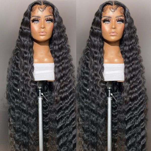 Msgem 40 Inches 13x6 Lace Frontal Wig Human Hair Long Inches HD Lace Wig - Msgem Hair