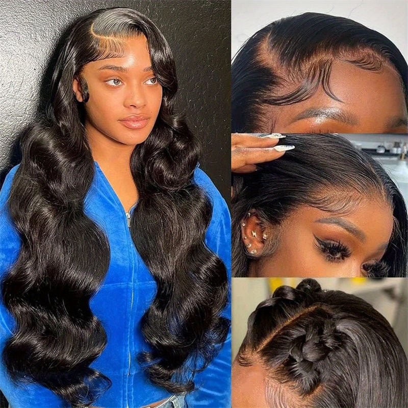 Msgem 40 Inches Body Wave HD Lace Wig Human Hair Pre Plucked 13x4 13x6 Lace Frontal Wigs with Baby Hair - Msgem Hair