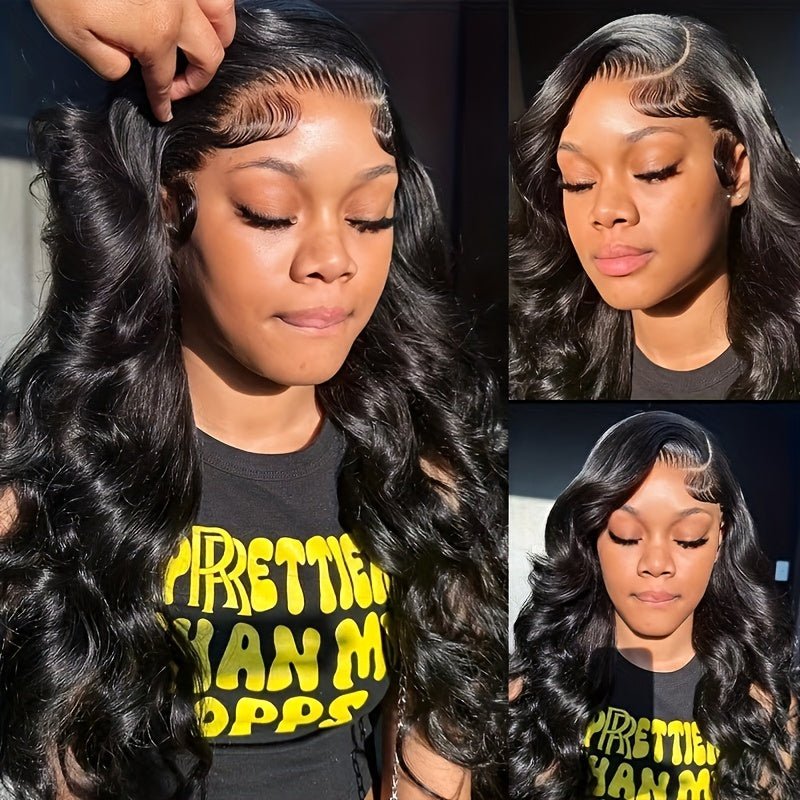 Msgem 40 Inches Body Wave HD Lace Wig Human Hair Pre Plucked 13x4 13x6 Lace Frontal Wigs with Baby Hair - Msgem Hair