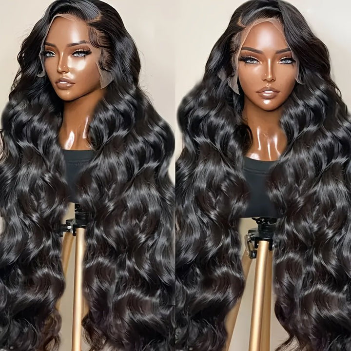 Msgem 40 Inches Body Wave HD Lace Wig Human Hair Pre Plucked 13x4 13x6 Lace Frontal Wigs with Baby Hair - Msgem Hair