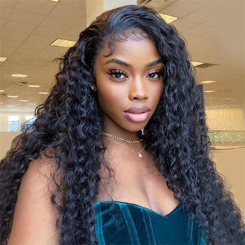 Msgem 4C Natural Edges 13x4 13X6 HD Invisible Lace Front Wigs Water Wave Human Hair Wigs With Realistic Hairline - Msgem Hair