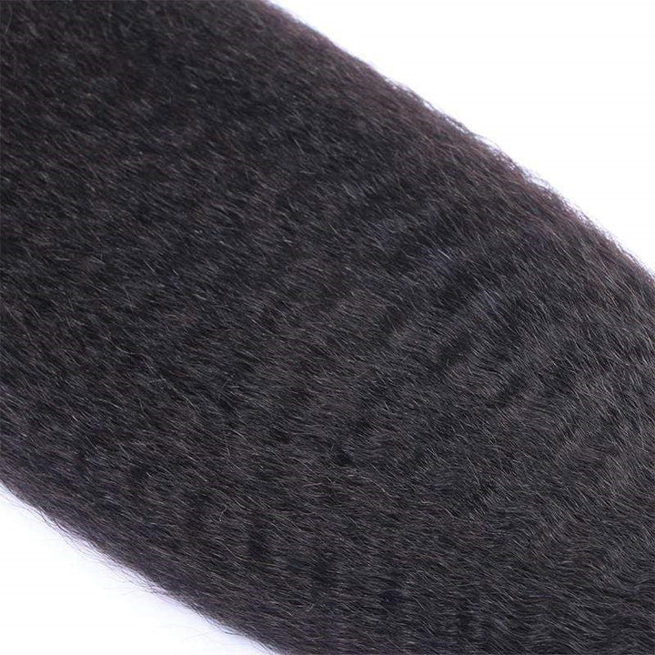 Msgem 4x4 HD Lace Closure Kinky Straight 100% Human Hair - Msgem Hair
