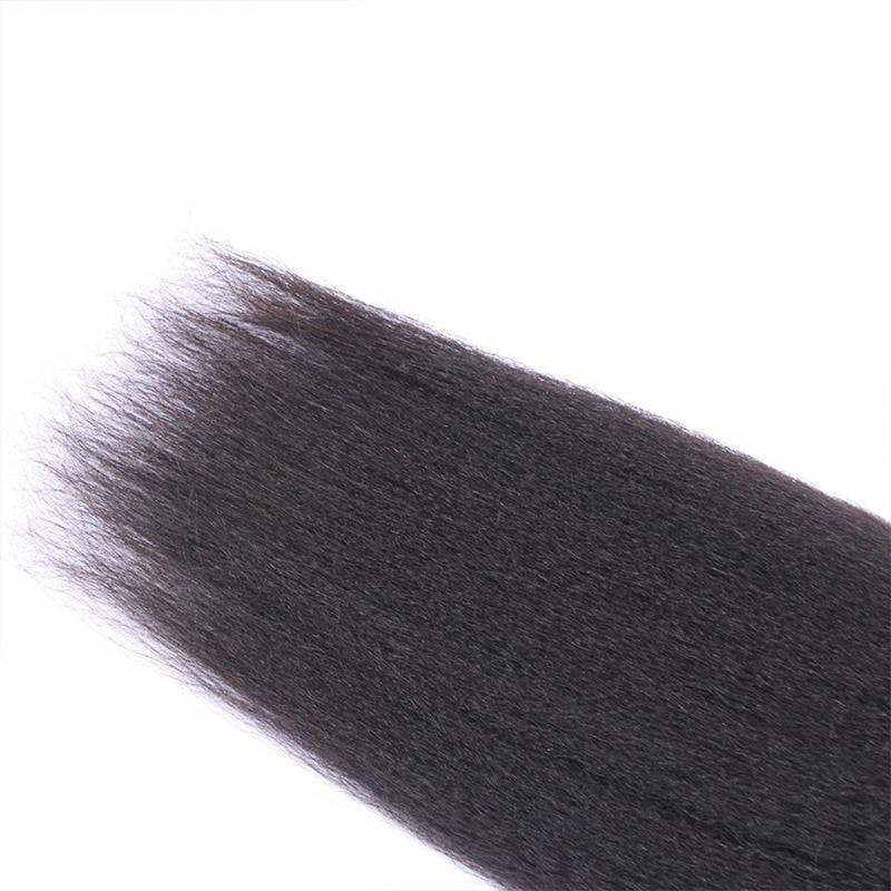 Msgem 4x4 HD Lace Closure Kinky Straight 100% Human Hair - Msgem Hair
