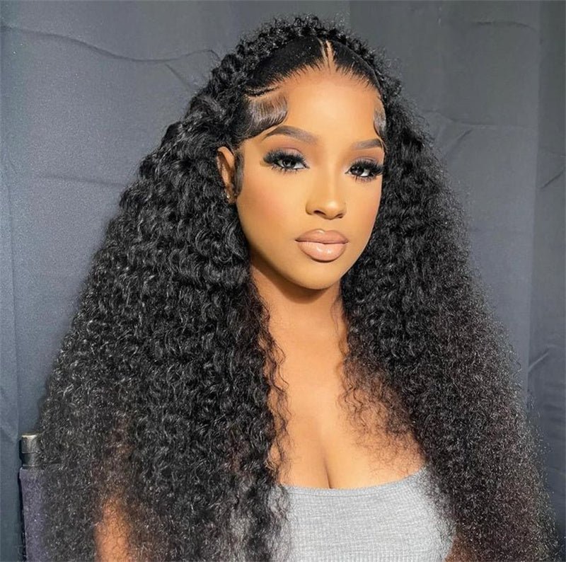 Msgem 4x4 HD Lace Closure Wig 32 Inches Long Water Wave Human Hair Wigs 250% Density - Msgem Hair