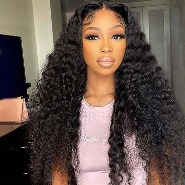 Msgem 4x4 HD Lace Closure Wig 32 Inches Long Water Wave Human Hair Wigs 250% Density - Msgem Hair