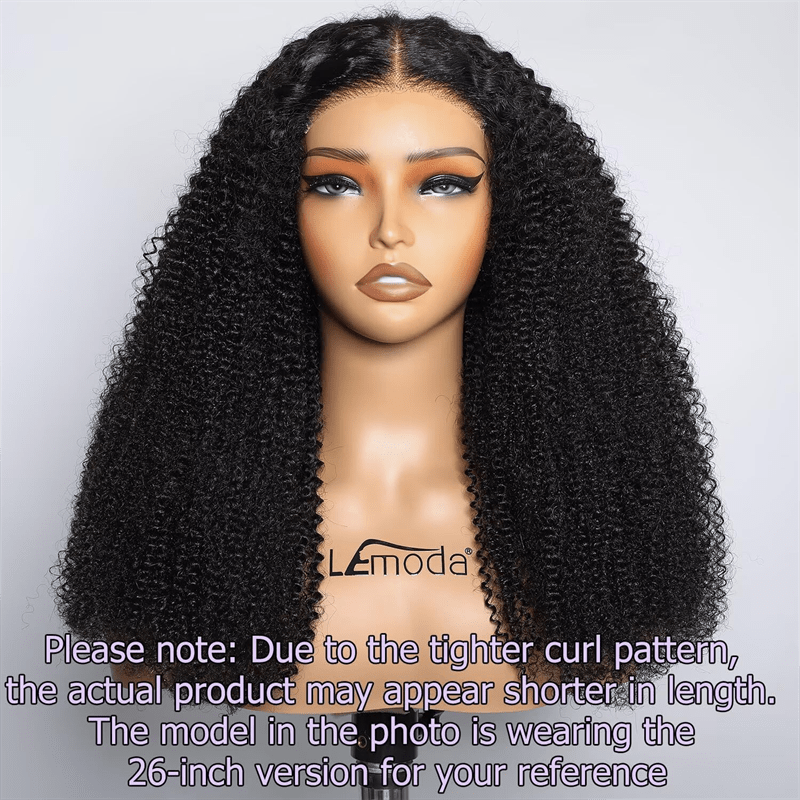 Msgem 5x5 Glueless Wig Burmese Kinky Curly Lace Frontal Human Hair Wigs Pre - Bleached Knots - Msgem Hair