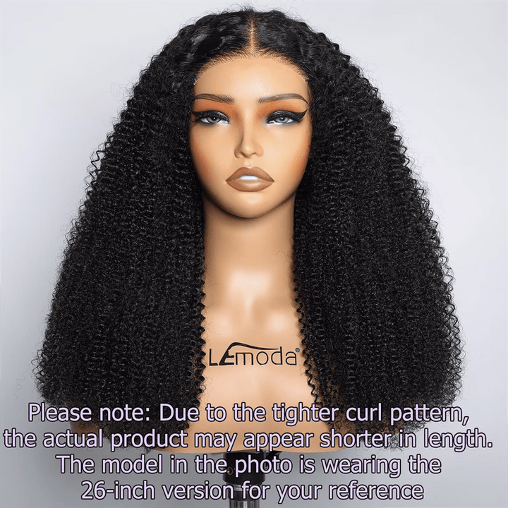 Msgem 5x5 Glueless Wig Burmese Kinky Curly Lace Frontal Human Hair Wigs Pre - Bleached Knots - Msgem Hair