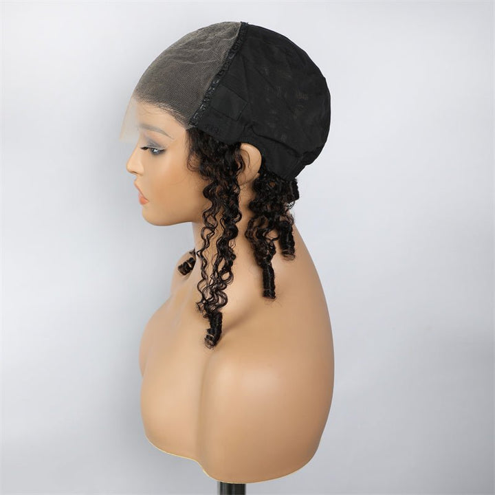 Msgem 5x7 Lace Closure Wig Cap Burmese Curly Human Hair - Msgem Hair