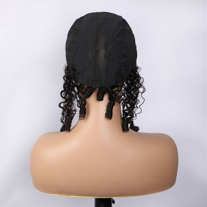 Msgem 5x7 Lace Closure Wig Cap Burmese Curly Human Hair - Msgem Hair