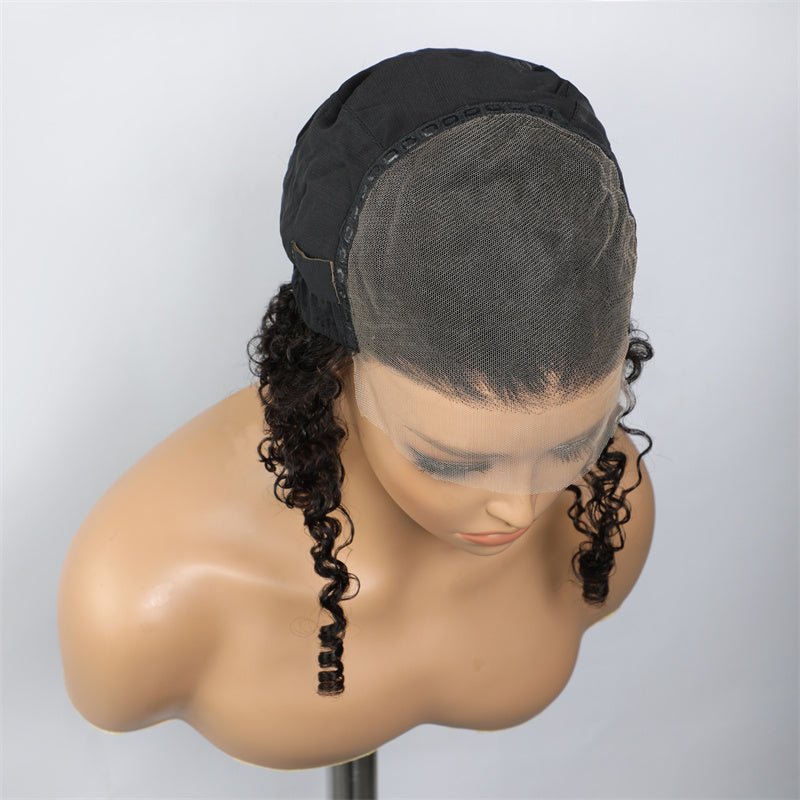 Msgem 5x7 Lace Closure Wig Cap Burmese Curly Human Hair - Msgem Hair