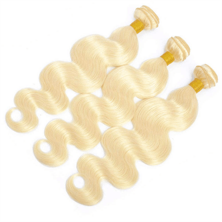 Msgem 613 Body Wave Virgin Human Hair 3 Bundles With 4x4 Lace Closure - Msgem Hair
